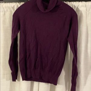 Purple Turtle Neck Sweater